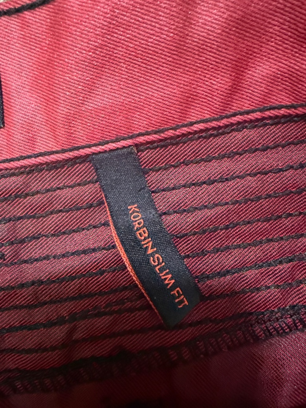 G by Guess— Men’s Red Shorts, Korbin Slim Fit - Picture 6 of 7
